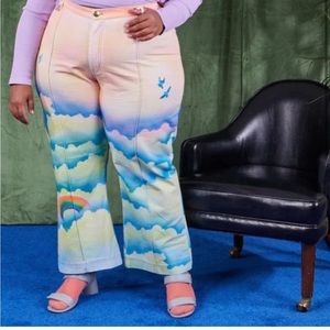 Big Bud Press Candy Clouds Airbrush Western Pants